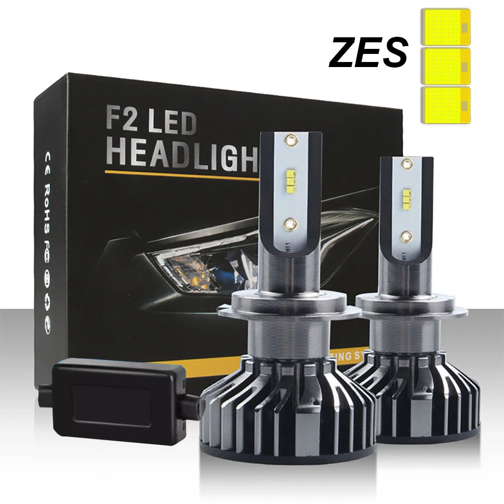 

ZES Chip H7 LED Автомобильные лампы для фар машины Mini H4 светодиодный H11 H8 HB4 H1 H3 HB3 9005 9006 880 H27 18000LM Светодиодная лампа для автомобиля