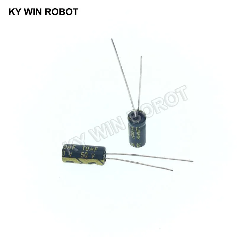 50pcs/lot 10UF 50V 10mf 105C 5X11mm Aluminum Electrolytic Capacitor 50V10UF radial lead 50pcs