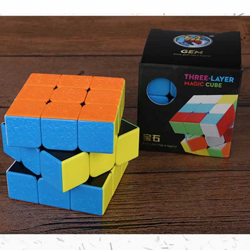 Shengshou GEM 3x3x3 Magic куб пазл игрушки для соревнований красочный волшебный