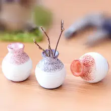 Resin Mini vase with small mouth DIY technology Accessories Home garden Decoration Accessories Holiday gardening decoration gift