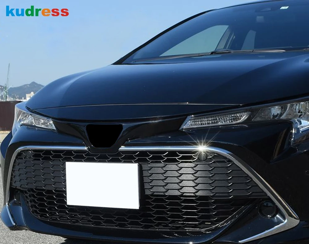Передняя решетка отделка вокруг крышки для Toyota Corolla хэтчбек 2019 2020 хромированная