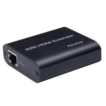 

60M HDMI Extender TV Computer Screen 1080P Input Output Video Signal Extension Box RJ45 Port HD Transmitter Receiver