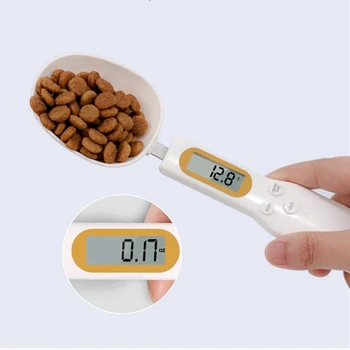 

Pet Food Measuring Spoon Cat Dog Spoon Scale Grams With LCD Display Electronic Measuring Spoon Dog Food Water Measure Scoop
