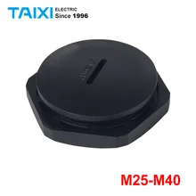 M25-M40 нейлоновая Водонепроницаемая вилка, Резьбовая пластиковая Водонепроницаемая вилка, пластиковый разъем нейлоновая быстрая вращающаяся вилка