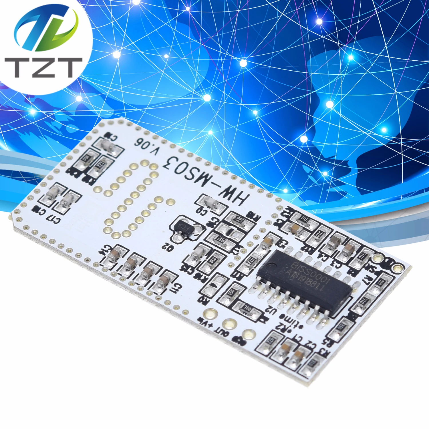 

High Performance Motion Sensor Module Radar Motion Sensor HW-MS03 2.4GHz to 5.8GHz Microwave Radar Sensor Module for Arduino