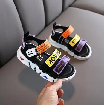 

Kids Shoes 2020 Summer Children Fashion Beach Sandals Baby Boys Casual Shoes Toddlers Brand Flat Black