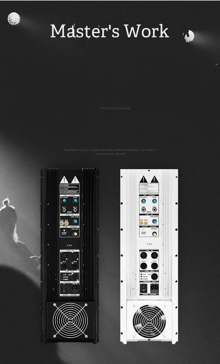 N-100 8Ω1000W класса A высококачественный HiFi передний и задний слияющий HiEnd моно усилитель