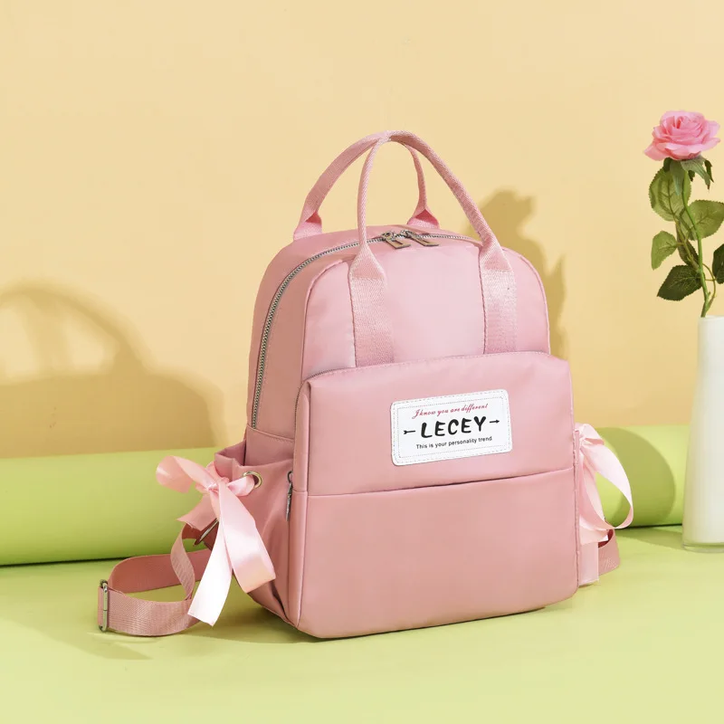 

2019 Korean-style New Style Hand Hand GIRL'S Waterproof Oxford Cloth Fashion Backpack Fashion MORI Series Middle School Students