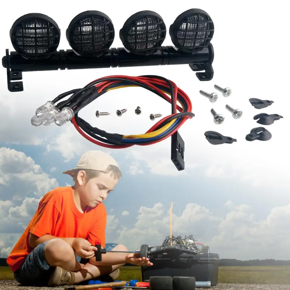 

1/10 Roof Lamp For Remote Control Car Rally Car Climbing Car Row Light Spotlights Modification Upgrade Accessories TRX-4