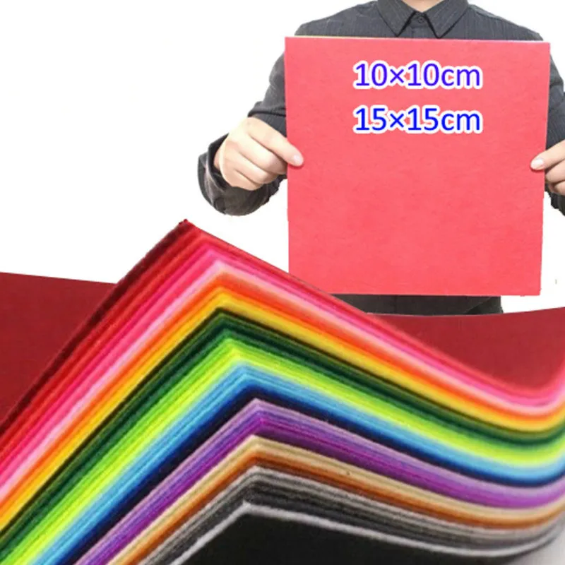 Handicrafts Sewing-Cloth Educational-Toys Cartoon-Decoration Diy For Children Kids Non-Woven-Fabric