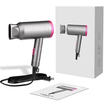 Низкий уровень радиации фен для волос отрицательных ионов складной портативный паяльный фен инфракрасный фен низкий уровень шума салон стиль дорожные Фены для волос