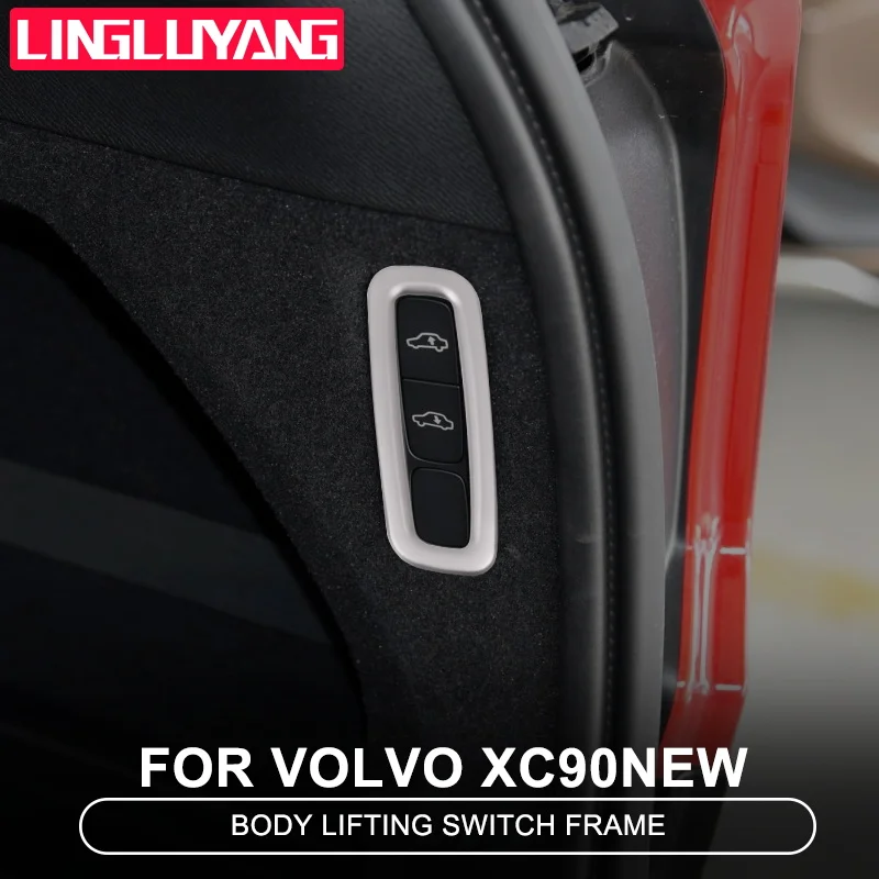 Для volvo xc90 интерьер модификация тела Лифт кнопка включения украшения наклейки автомобильные аксессуары
