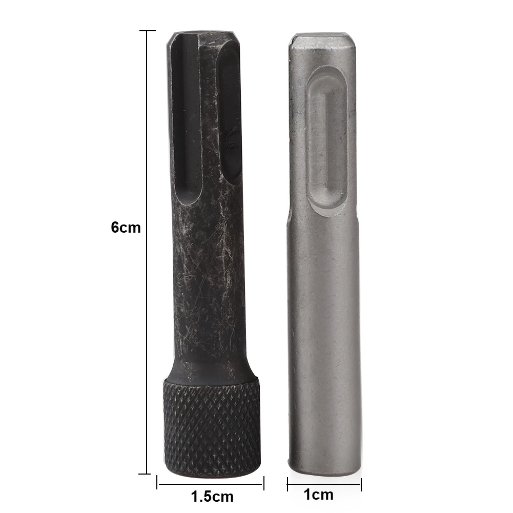 2Pcs/set 1/4 Inch Hex Shank Drill Adapter Magnetic Socket Driver Tools Transform Hammer Percussion Tool for Standard Drill Chuck
