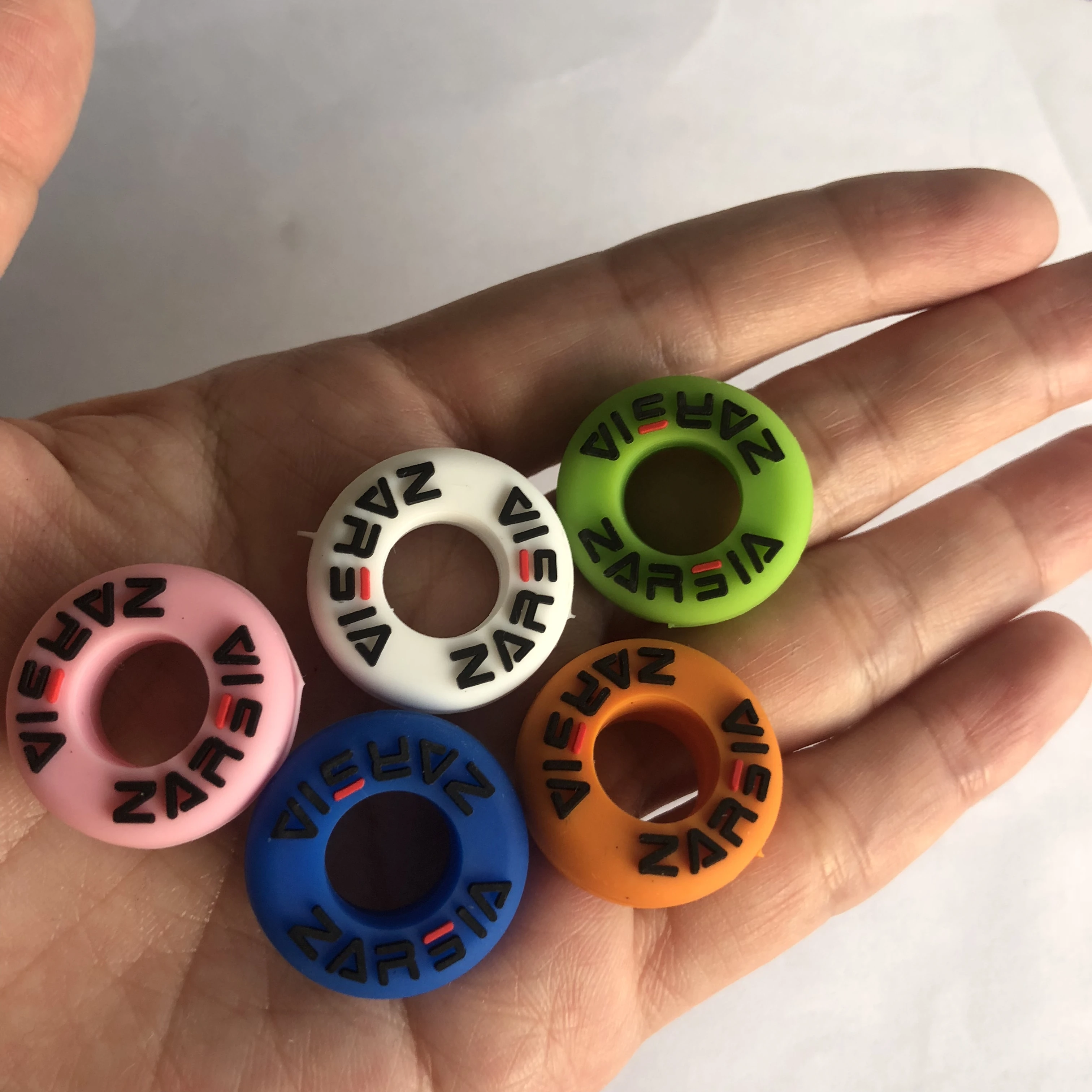 Retail 5pcs ZARSIA New Silicone Tennis Racket tennis dampers to reduce rackets Vibration Dampener Shock Absorber