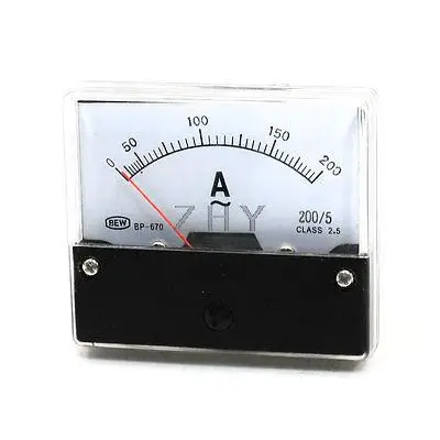 

AC 0-200A Fine Tuning Dial Panel Analog Ampere Amperemeter BP-670