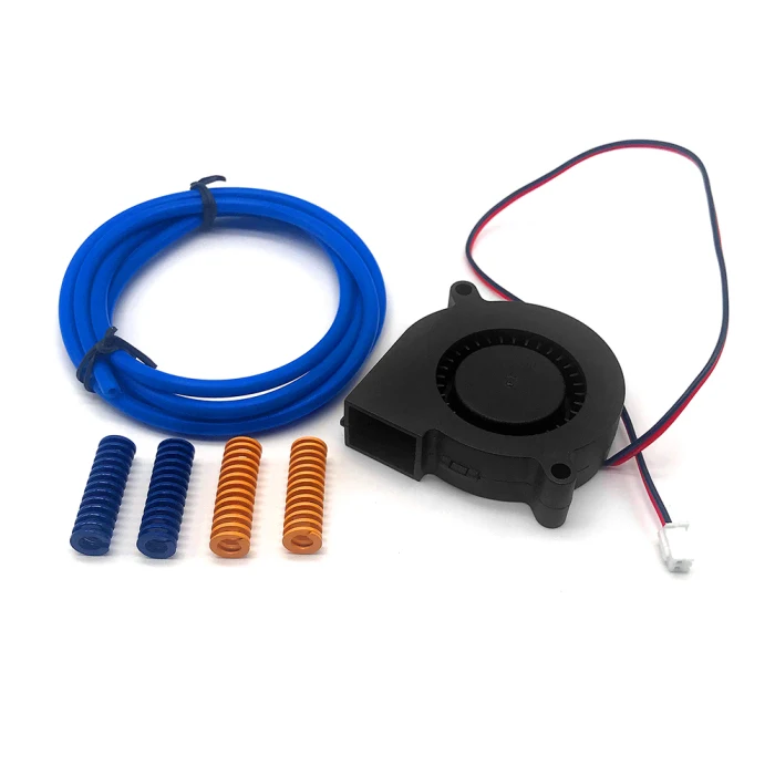 Вентилятор 12V 5015 DC бесщеточный Подшипник комплект с подающей трубкой пружины для 3d принтера OUJ99