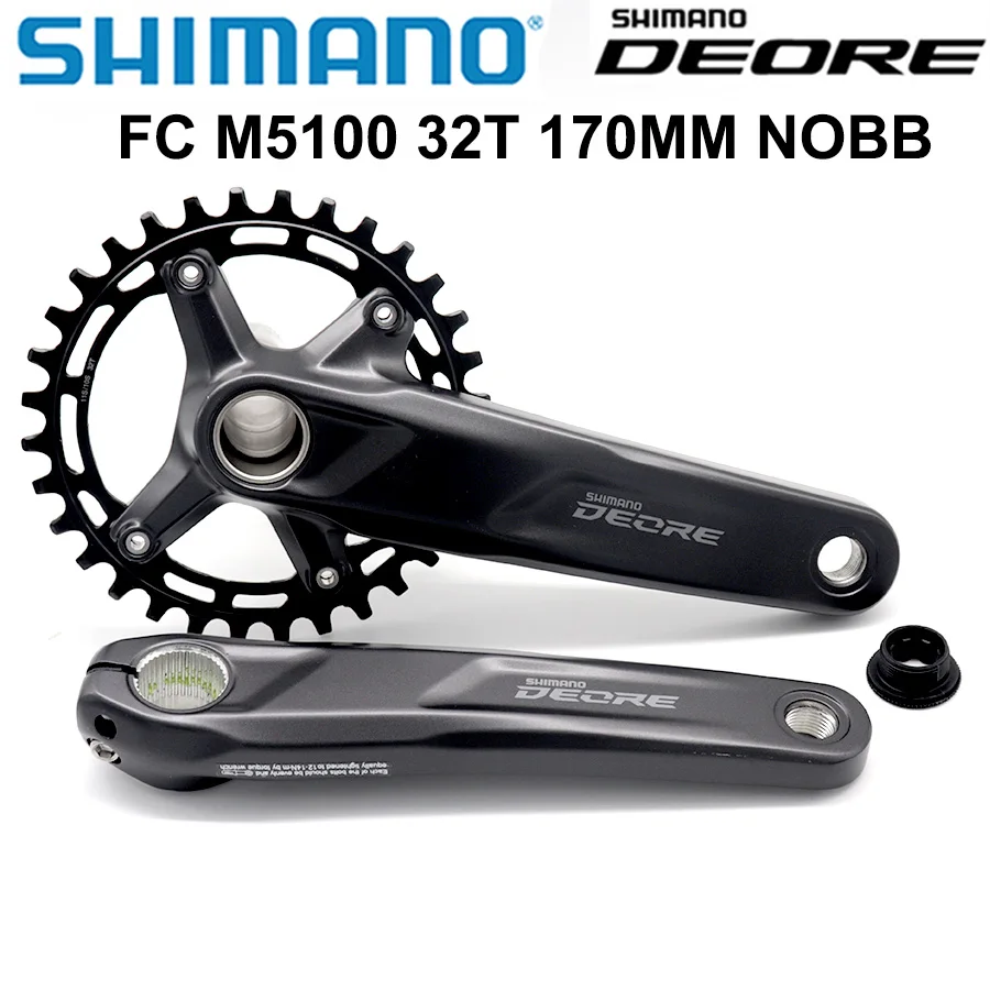 シマノ DEORE FC-M5100クランク 170mm 32T MT501 Shimano Deore FC-M5100 1x10 1x11 Speed Crankset 32T 34T 36T