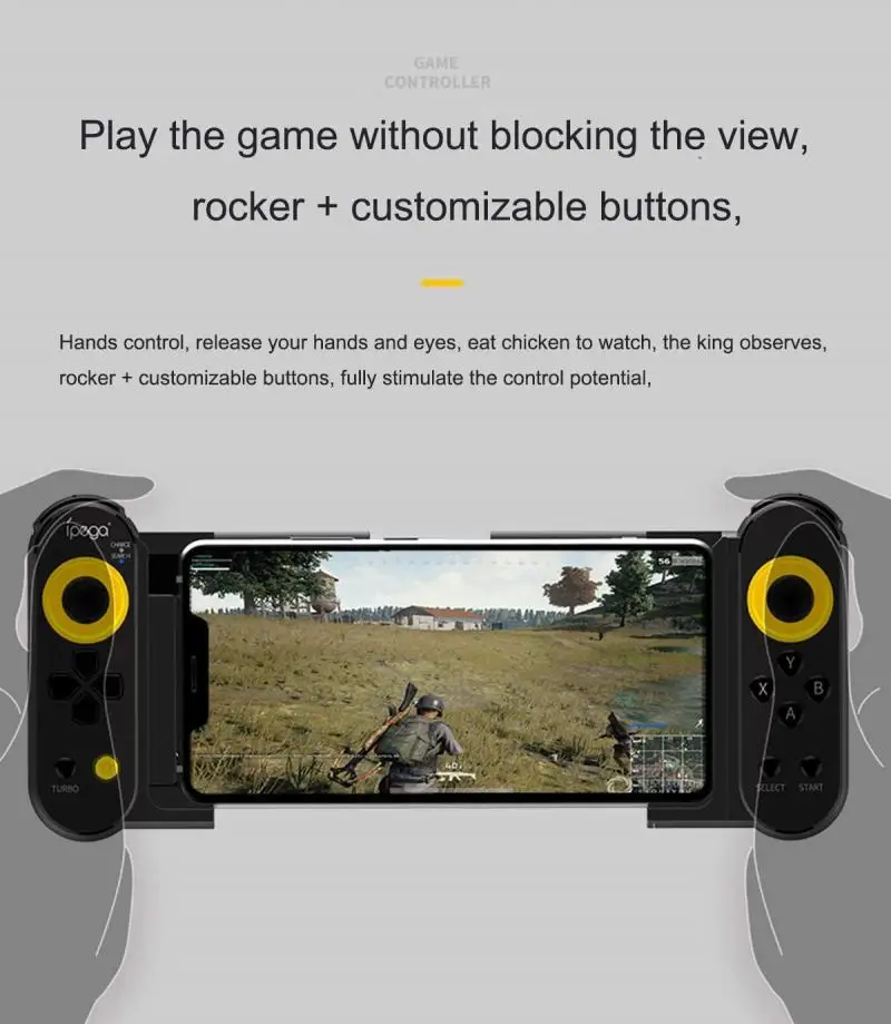 Беспроводной Bluetooth 4 0 Мобильный геймпад контроллер PUBG джойстик раздвижной для