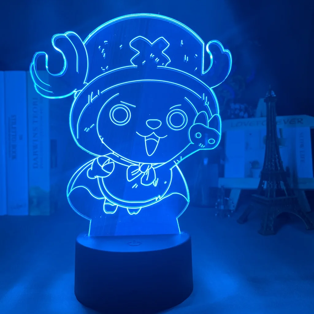 3d ночной Светильник Tony Chopper фигурка питание от USB для детей декор детской спальни