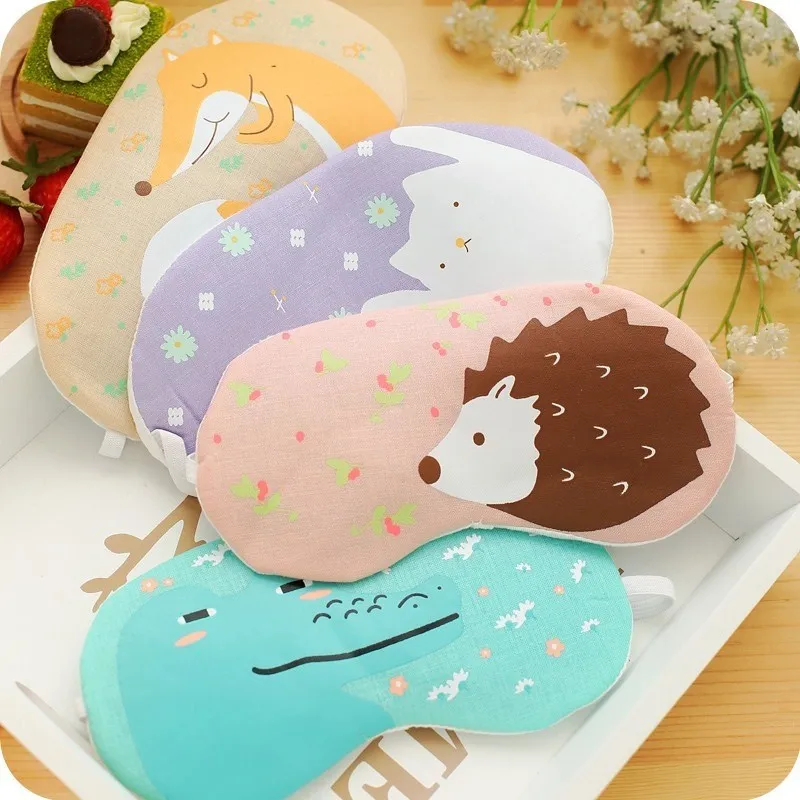 

Cold Eye Patch Sleep Funny Children Eye Patch Couples Students Fatigue Cartoon Cute Pure Cotton Cloth Eye Protection Soft