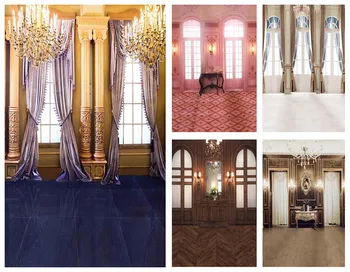 

Mehofond Sunshine Window Curtain Photo Backdrop Vintage Interior Marble Floor Wedding Photography Background Photo Studio Props