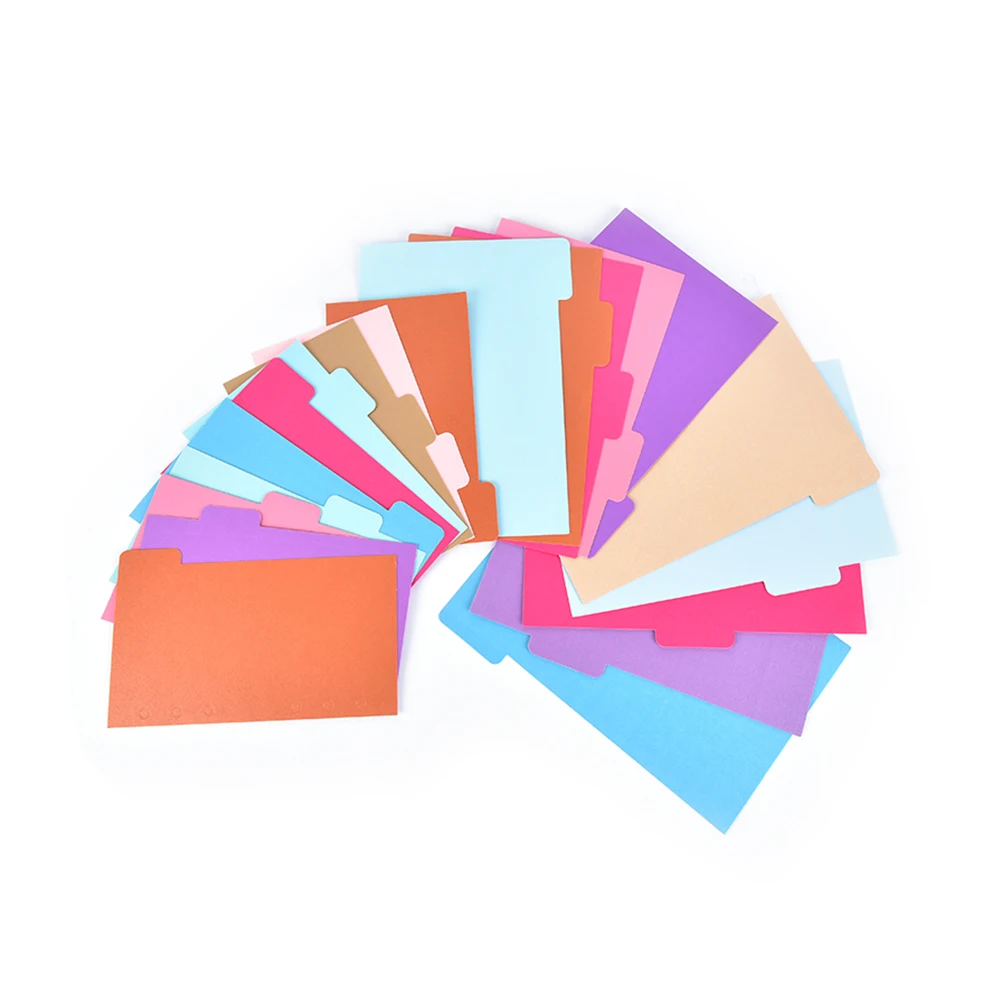 

A5 A6 Inner Page Binder Index Dividers Organizer Notebook Index Paper Separator Divider Pages 5 Sheets Matching Filofax
