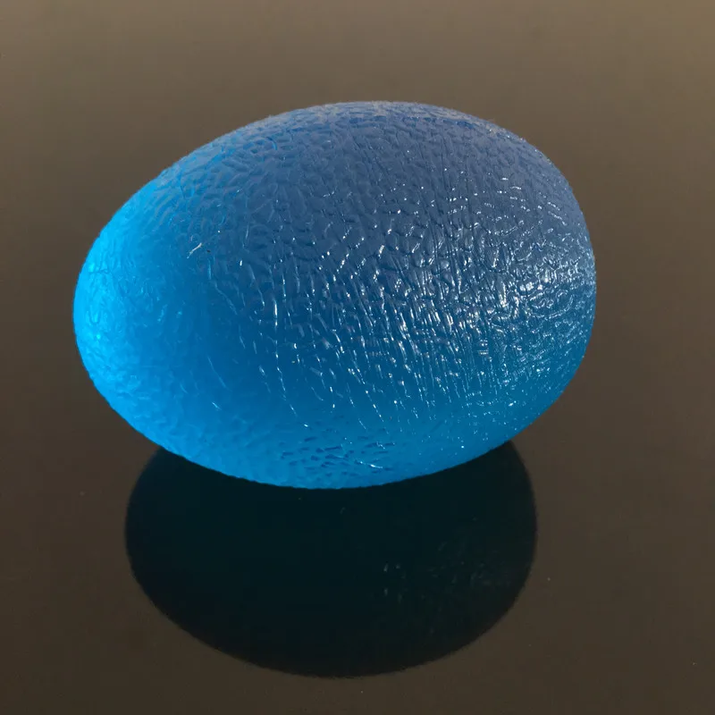 Новый захват мяча Оптовая поставка ручка мяч прозрачный яичной формы силиконовые массаж для восстановления руки облегчение мыши