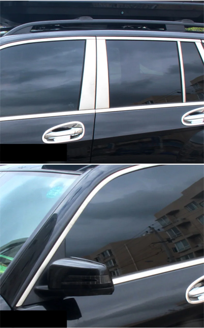 Нержавеющая стальная оконная декоративная планка для mercedes benz GLK280 GLK300 GLK350 GLK200 GLK220 2009- 2010 2011 2012 2013