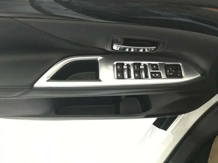4 шт. ABS хромированный оконный переключатель Накладка для Mitsubishi Outlander