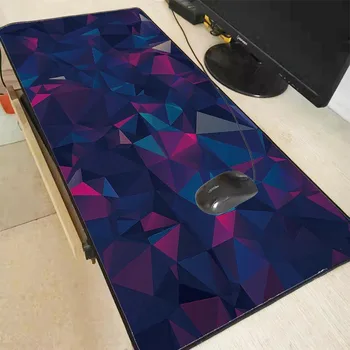 

MRGBEST Triangle RGB Gaming Large Gamer Led Computer Mousepad Big Mouse Mat with Backlight Carpet for Keyboard Desk Mat Mause