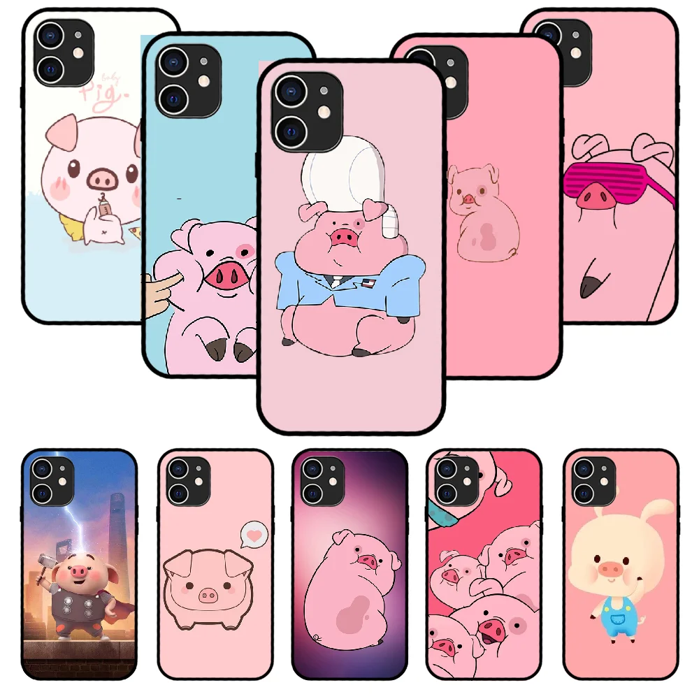 Для iPhone 11 12 8 Plus IPad мини iPad Pro X XR XS Max 4 5 7/6/6S/8 SE чехол для телефона черный Hoesjes 3D Coque из