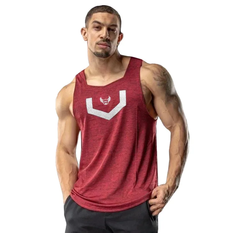 2020 Muscle Fitness Sports Vest Men's Running Training Quick-Drying Vest Slim Breathable Sleeveless Shirt Men Workout Tank Top