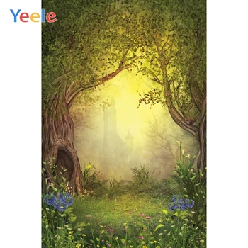

Yeele Fairy Spring Alice In Wonderland Magic Forest Photography Backdrops Personalized Photographic Backgrounds For Photo Studio