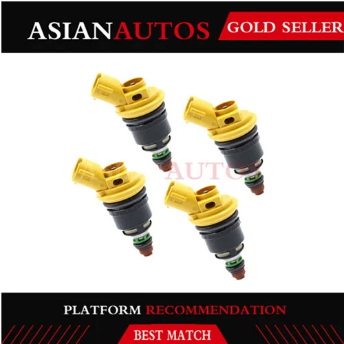 4 шт. OEM 550cc желтые боковые форсунок подачи для Subaru Sti WRX GC8 16600-AA170