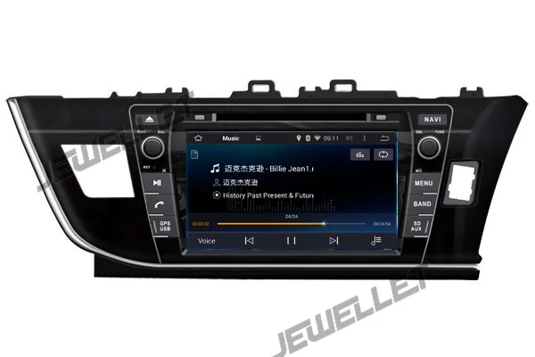 Best Quad core 1024*600 HD screen Android 9.0 Car DVD GPS radio Navigation for Toyota Corolla 2014-2016 right hand drive 5