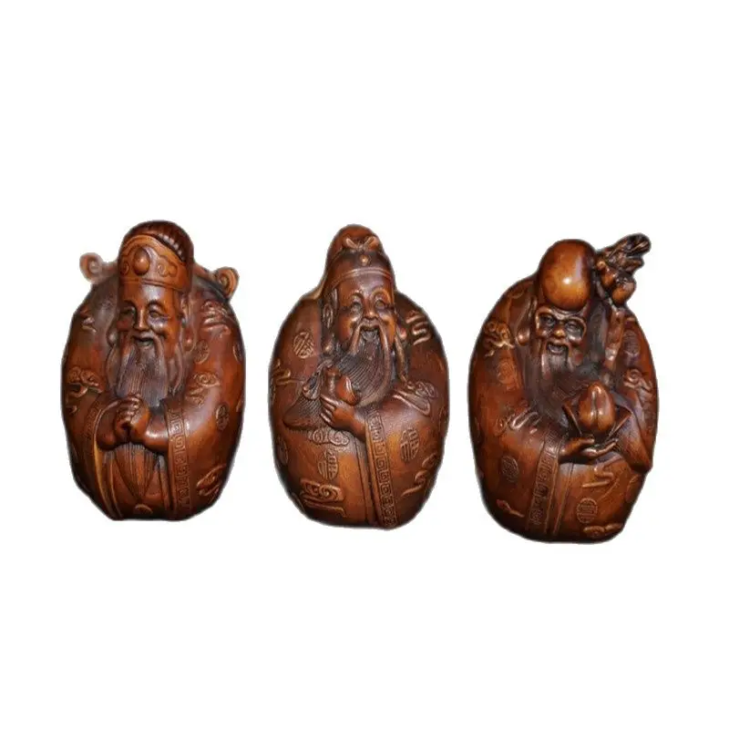 

Collection of Three Star wood carving furnishings of boxwood carving