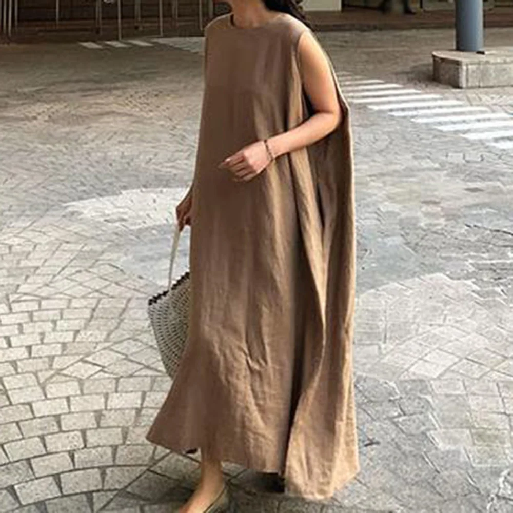 khaki summer dress