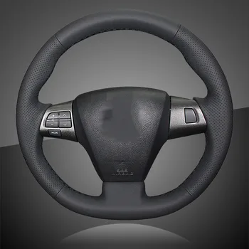 

Auto Braid On The Steering Wheel Cover for Toyota Corolla 2011 2012 2013 RAV4 2011 2012 Interior Car Braid Steering Wheel Cover