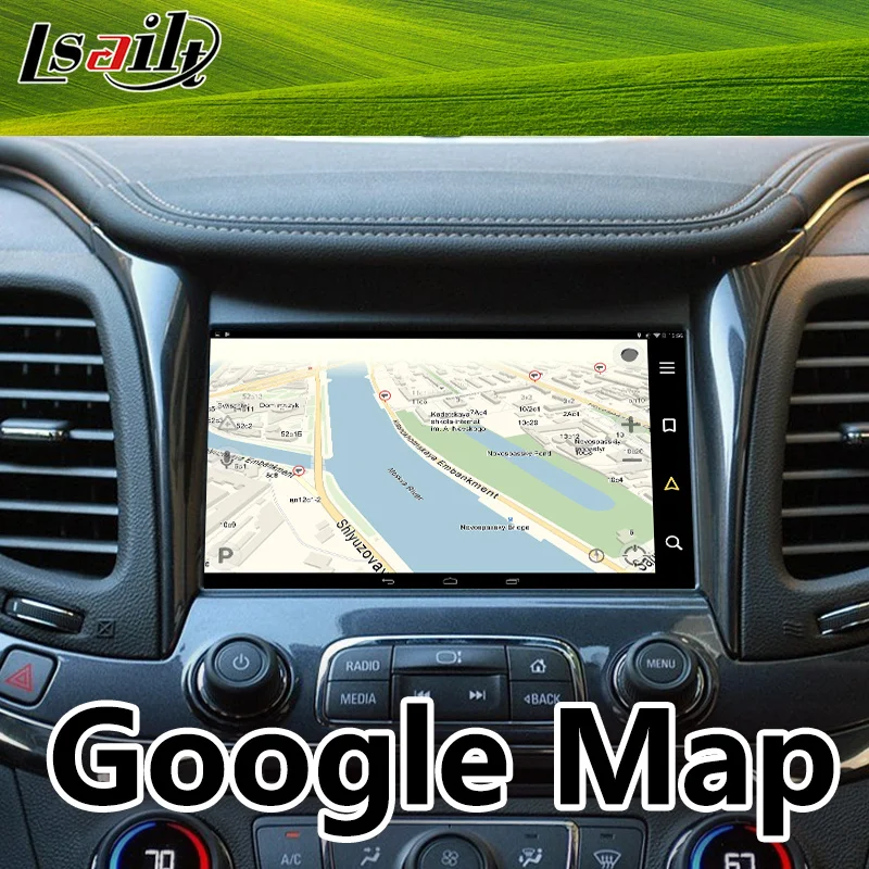 Мультимедийный видеоинтерфейс Lsailt CarPlay и Android для Chevrolet Impala 2014 2019 с gps навигацией
