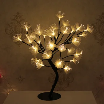 

LED Willow Branch Lamp Battery Powered Simulation Orchid Branch Light Vase Filler Flower Branch Fairy Light Garland(EU Plug)