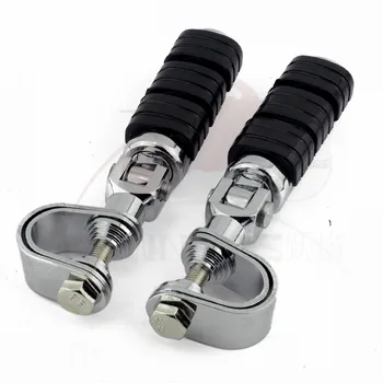 

Motorcycle Highway Footrest Mount Foot Pegs Clamp 1/4" Engine Crash Bar Engine Guard For Harley Honda Yamaha Kawasaki