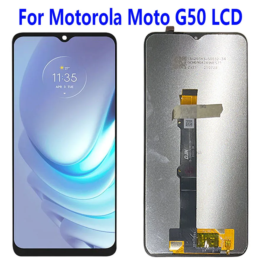 

6.5"IPS For Motorola Moto G50 Lcd Screen Display Touch Digitizer Assembly For Moto G50 LCD With Frame XT2137-1 XT2137-2
