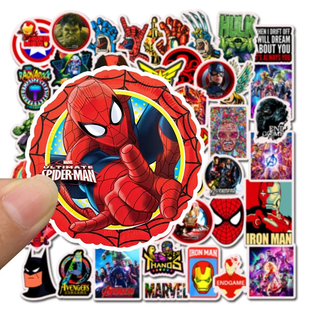 50 шт. граффити Marvel стикеры s супер наклейки герои водонепроницаемый наклейка для DIY ноутбука мотоцикла багажа сноуборда автомобиля