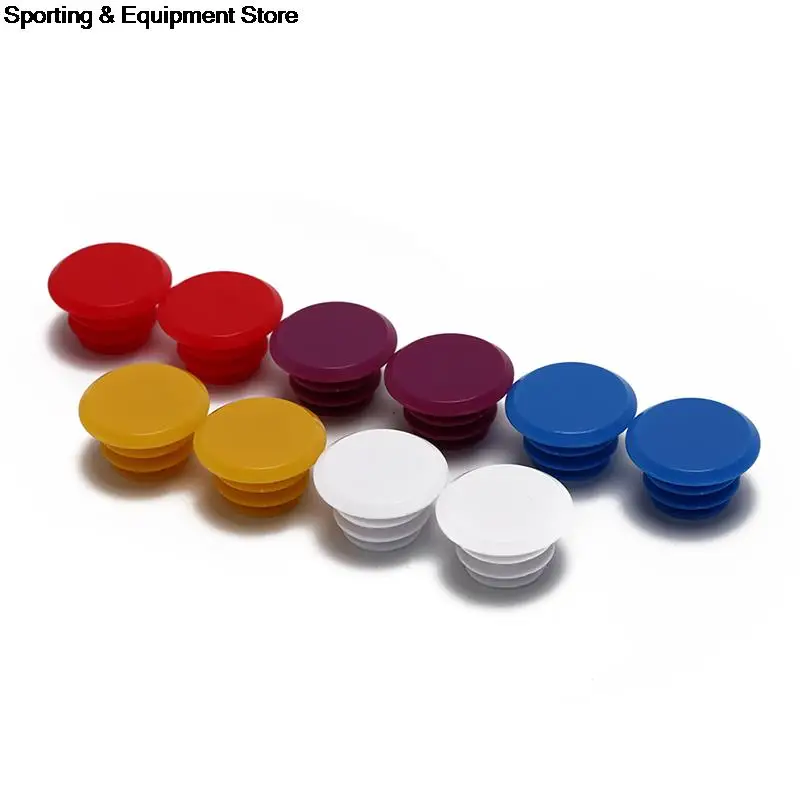 1Pair Cycling Road Bike Handle Bar End Lock-On Plugs Plastic PE Grips Caps Covers Bicycle Parts Inner Dia 20mm | Спорт и развлечения