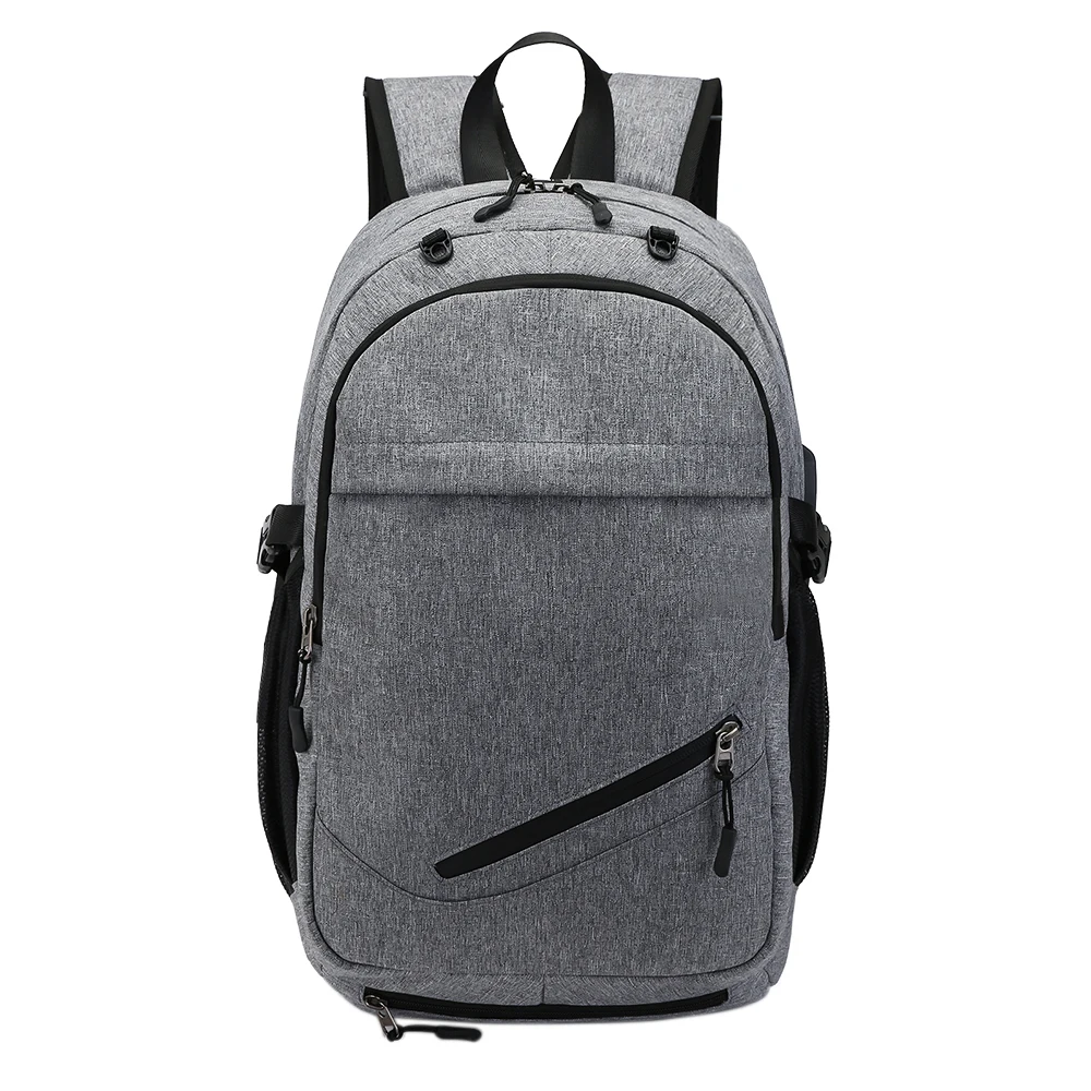 Серый цвет Outdoor Sports Backpack Basketball Carry Bag USB Charging Design Laptop Cellphone Soccer Leisure Bag School Backpack - Цвет: Серый цвет