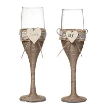 Свадебный бокал, чашка с двойным сердцем, бокал для банкета, высокая стопа, чашка для жениха, тосты, чашки на день рождения, подарочное свадебное украшение