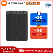Xiaomi Mi Power Bank 3 Ultra Compact 10000mah Mijia 22.5w Quick Charge Powerbank Portable Usb-c Two-Way Fast Charging Power Bank