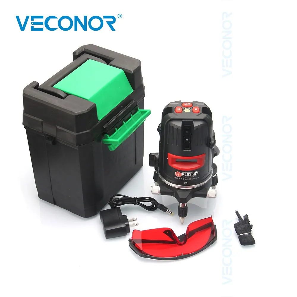 Laser Level Meter 180 Degree Measuring Tool 2 Lines Points Self-leveling Instrument Vertical Horizontal | Инструменты
