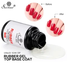 Saviland 30 мл УФ быстросохнущее резиновое Базовое покрытие верхнее покрытие лак стойкий не Чистый Блестящий гель лак для ногтей праймер для дизайна ногтей