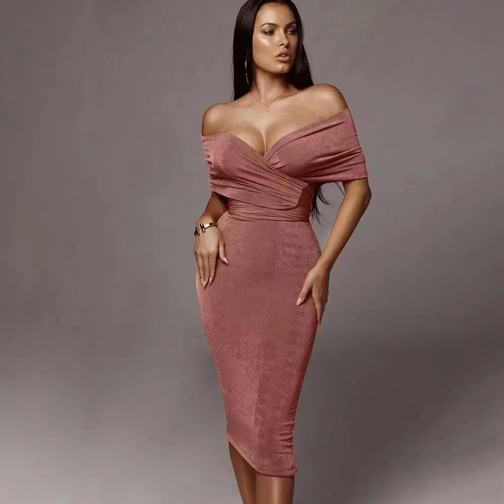 Новое женское элегантное красное платье с v-образным вырезом без рукавов Vestido знаменитое вечернее облегающее платье платья